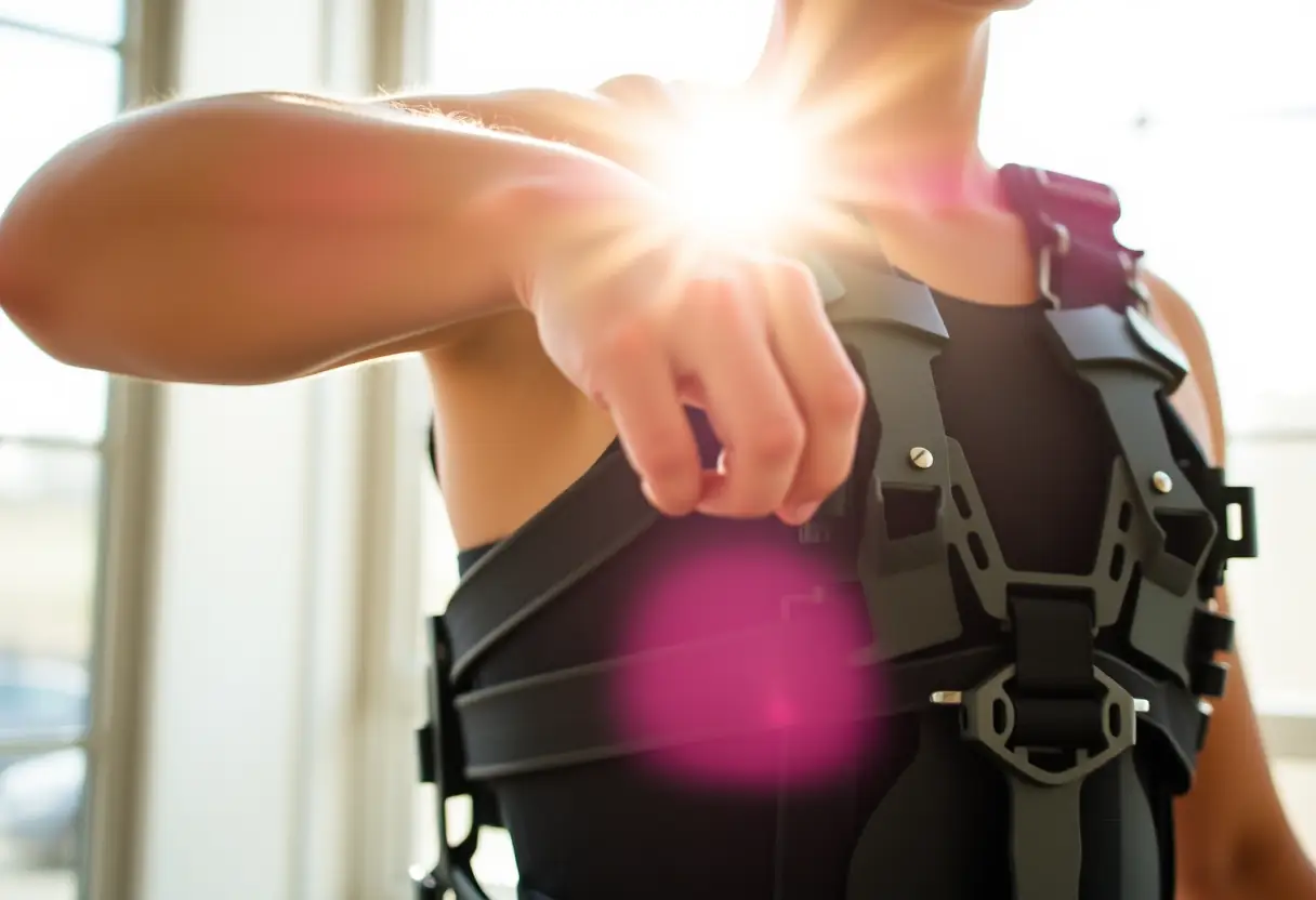 Mainframe d'exosquelette avec lumière naturelle